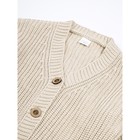 Кардиган для девочки Amarobaby Knit, рост 140 см, цвет молочный - Фото 5