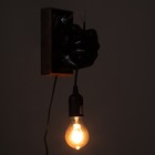 Бра Левая рука E27 60Вт черный/золото 18х18х10 см 9074501