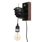 Бра Левая рука E27 60Вт черный/золото 18х18х10 см 9074501