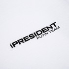 Футболка President, размер S, цвет белый - Фото 17