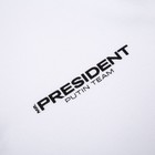 Поло President, размер S, цвет белый - фото 6655711