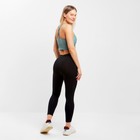 Леггинсы женские спортивные, цвет чёрный, размер 48 9118470