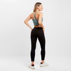 Леггинсы женские спортивные, цвет чёрный, размер 48 9118470