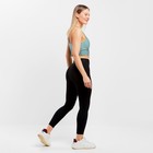 Леггинсы женские спортивные, цвет чёрный, размер 48 9118470