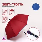 Зонт - трость полуавтоматический «Минимализм», 8 спиц, R = 60 см, ветроустойчивый, цвет МИКС - фото 9872029
