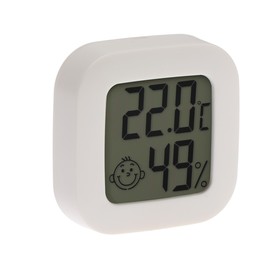 Термометр LTR-08, электронный, датчик температуры, датчик влажности, белый