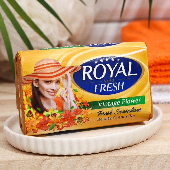 Мыло Royal Fresh "Винтажный цветок", 120 г - Фото 1