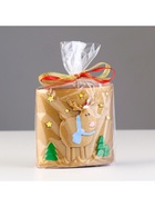 Свеча декоративная «Оленёнок», 7.8×3.5×8 см, золото 9083777