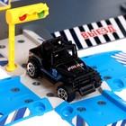 Парковка «Полицейский участок», с металлическими машинкой и вертолётом - фото 24476639