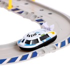 Парковка «Полицейский участок», с металлическими машинкой и вертолётом - фото 24476634