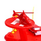 Парковка «Пожарная станция», с металлическими машинкой и вертолётом - Фото 5