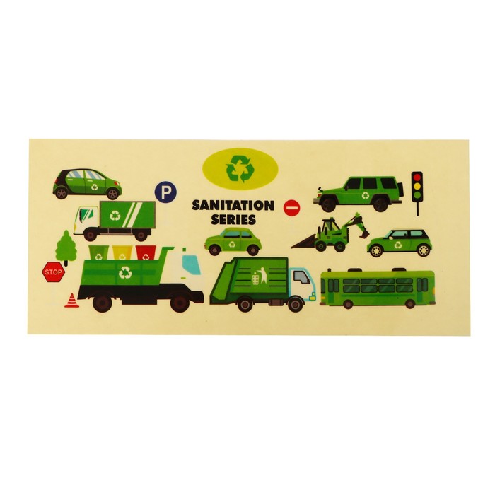 Набор игровой «Дорожная служба», машинки 12 штук, дорожные знаки, игровое поле - фото 1911777246
