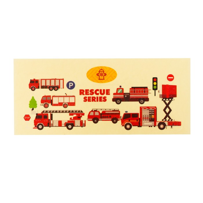 Набор игровой «Пожарная станция», машинки 12 штук, дорожные знаки, игровое поле - фото 1911777255