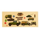 Набор игровой «Военная техника», машинки 12 штук, дорожные знаки, игровое поле - фото 3201140