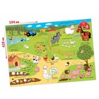 Двусторонний плакат с заданиями «Весёлый плакат», А2, Синий трактор - Фото 4