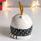 Сувенир керамика "Котик-пузанчик с золотыми ушками" 10,8х10,8х10,3 см - Фото 4