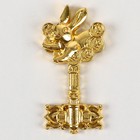 Сувенирный ключ «Волшебный ключик», металл, 3 х 5 см - Фото 2