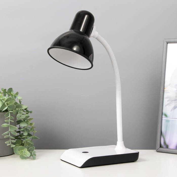 Настольная лампа Джуниор E27 40 Вт черный 16.5×13×44 см RISALUX - Фото 1