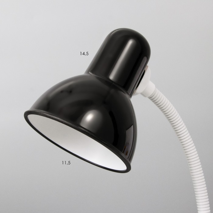Настольная лампа Джуниор E27 40Вт черный 16,5х13х44 см RISALUX - фото 1910428816