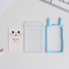 Чехол для бейджа с ушками «Зайчик», 7 х 12 см - Фото 5