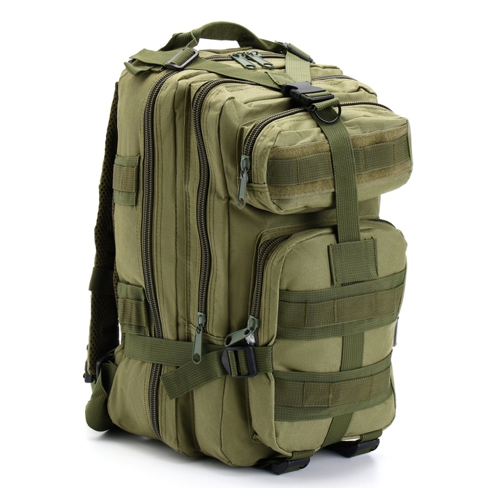 Рюкзак тактический "Аdventure", 26 л, зеленый водонепроницаемый - фото 1907494064