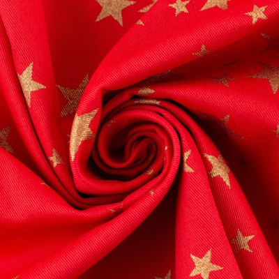 Скатерть новогодняя «Этель» Gold stars, 149×300± 3 см, 100% хлопок, 190 г/м²