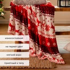 Плед «Этель. Новогодний олень», 150×200 см, корал-флис 220 г/м² - Фото 2