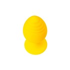 Анальная втулка TODO BY TOYFA RIFFLE, силикон, 7,5 см, цвет жёлтый - Фото 3
