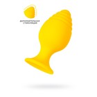 Анальная втулка TODO BY TOYFA RIFFLE, силикон, 7,5 см, цвет жёлтый - Фото 6