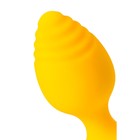 Анальная втулка TODO BY TOYFA RIFFLE, силикон, 7,5 см, цвет жёлтый - Фото 7