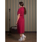 Платье женское, размер 48, цвет бордовый - Фото 4