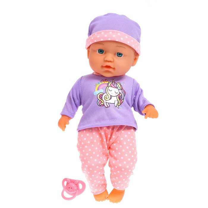 Пупс мягконабивной «Любимый Малыш» с аксессуарами, МИКС 55580
