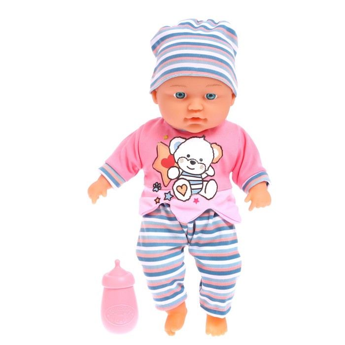 Пупс мягконабивной «Мой Малыш» с аксессуарами, МИКС 55582
