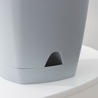 Горшок для цветов с прикорневым поливом Amsterdam, 2.5 л, d=17 см, h=16.5 см, серый - Фото 3