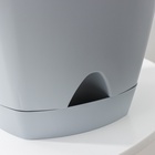 Горшок для цветов с прикорневым поливом Amsterdam, 8 л, d=25 см, h=24.4 см, серый - Фото 11