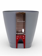 Горшок для цветов с прикорневым поливом Amsterdam, 8 л, d=25 см, h=24.4 см, серый - Фото 9