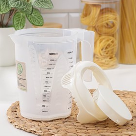 

Ёмкость для блендера мерная STOCKHOLM, 1,5 л, d=20 см, h=13,1 см, цвет лён