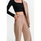 Брюки женские прямые MIST р.48, бежевый - фото 804944963 Брюки женские прямые MIST р.48, бежевый - фото 804944963