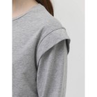 Джемпер для девочек, рост 116 см, цвет серый - Фото 2