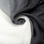Палантин женский, цвет чёрный/молочный, размер 70х170 см - Фото 3