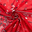 Палантин женский, цвет бордовый, размер 90х180 см - Фото 3