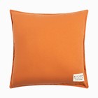 Подушка Этель, 45х45+1 см, оранжевый, 100% хлопок - фото 9874331