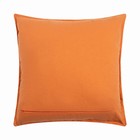 Подушка Этель, 45х45+1 см, оранжевый, 100% хлопок - Фото 3
