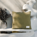 Подушка Этель, 45х45+1 см, зеленый, 100% хлопок - Фото 1