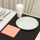 Набор одноразовой посуды на 6 персон Не ЗАБЫЛИ! «Красавчик», белый - Фото 1