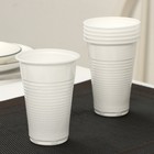 Набор пластиковой одноразовой посуды на 6 персон Не ЗАБЫЛИ! «Пикник», тарелки d=20,5 см, стаканы 200 мл, вилки, цвет белый - фото 4610707