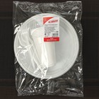 Набор пластиковой одноразовой посуды на 6 персон Не ЗАБЫЛИ! «Пикник», тарелки d=20,5 см, стаканы 200 мл, вилки, цвет белый - фото 4610711