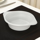 Набор пластиковых одноразовых тарелок Не ЗАБЫЛИ!, 500 мл, суповые, цвет белый, в наборе 6 шт - фото 292186871