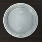 Набор пласиковых одноразовых тарелок, d=20,5 см, цвет белый, в наборе 10 шт - фото 4357608