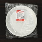 Набор пласиковых одноразовых тарелок, d=20,5 см, цвет белый, в наборе 10 шт - фото 4357610